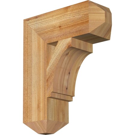 Ekena Millwork Imperial Craftsman Rough Sawn Bracket, Western Red Cedar, 6"W x 18"D x 22"H BKT06X18X22IMP04RWR
